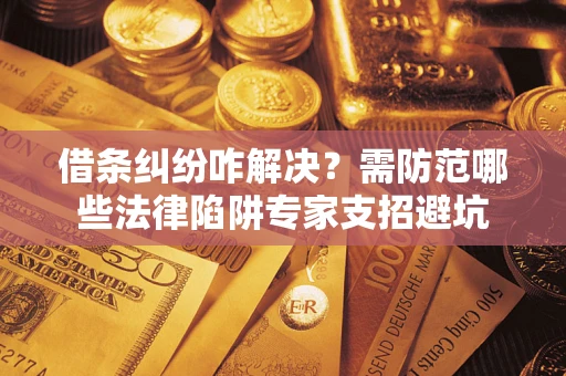 武汉借条纠纷咋解决？需防范哪些法律陷阱专家支招避坑