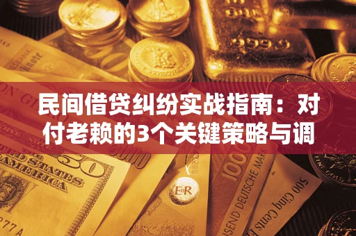 武汉民间借贷纠纷实战指南：对付老赖的3个关键策略与调解盲区解析