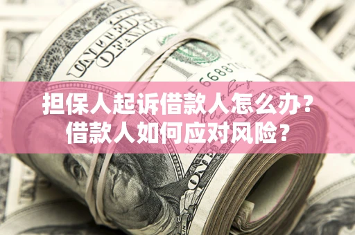 武汉担保人起诉借款人怎么办？借款人如何应对风险？