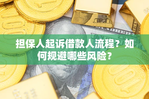 武汉担保人起诉借款人流程？如何规避哪些风险？