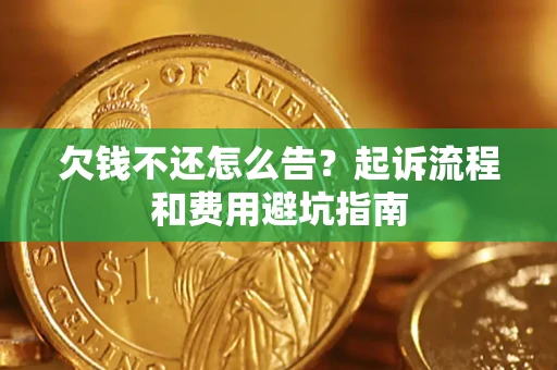 武汉欠钱不还怎么告?起诉流程和费用避坑指南 武汉欠钱不还怎么告?起诉流程和费用避坑指南