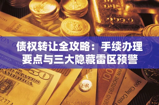 武汉债权转让全攻略：手续办理要点与三大隐藏雷区预警