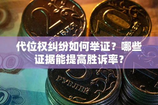 武汉代位权纠纷如何举证？哪些证据能提高胜诉率？